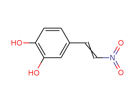 Molecular Structure of 89942-72-3 (1,2-Benzenediol, 4-(2-nitroethenyl)-)