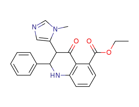 ethyl 3-(1-methyl-1H-imidazol-5-yl)-4-oxo-2-phenyl-1,2,3,4-tetrahydroquinoline-5-carboxylate