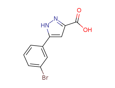 5-(3-BROMOPHENYL)-1H-PYRAZOLE-3-CARBOXYLIC ACID 1135821-47-4