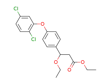 ethyl 3-[4-(2,5-dichlorophenoxy)phenyl]-3-ethoxy propionate