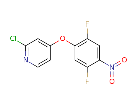 Pyridine,2-chloro-4-(2,5-difluoro-4-nitrophenoxy)-