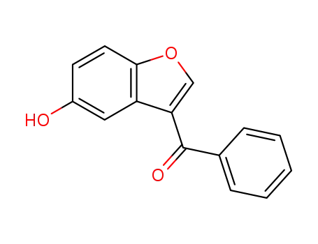 Molecular Structure of 17249-62-6 ((5-HYDROXY-1-BENZOFURAN-3-YL)(PHENYL)METHANONE)