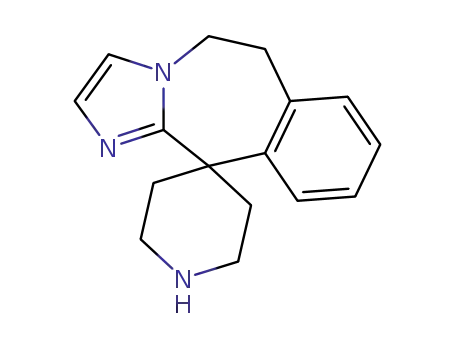 Molecular Structure of 193469-45-3 (5,6-dihydrospiro[imidazo[2,1-b][3]benzazepine-11[11H],4'-piperidine])