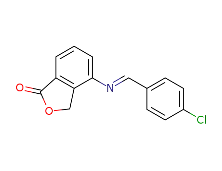 (E)-4-(4-chlorobenzylideneamino)isobenzofuran-1(3H)-one
