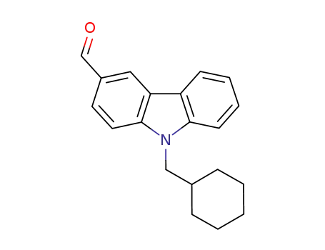 Molecular Structure of 953797-81-4 (9-cyclohexylmethyl-9H-carbazole-3-carbaldehyde)