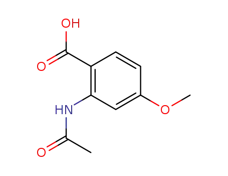 Molecular Structure of 50868-78-5 (2-acetamido-4-methoxybenzoic acid)