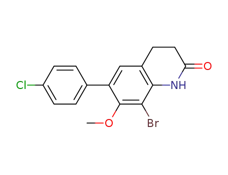 8-bromo-6-(4-chlorophenyl)-7-methoxy-3,4-dihydroquinolin-2(1H)-one