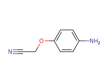 Molecular Structure of 169286-84-4 (Acetonitrile, (4-aminophenoxy)- (9CI))