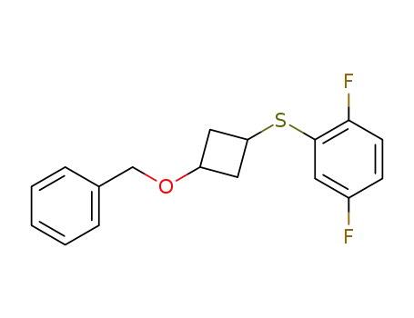 (3-(benzyloxy)cyclobutyl)(2,5-difluorophenyl)sulfane