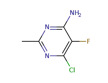 6-클로로-5-플루오로-2-메틸피리미딘-4-아민