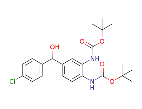 4'-chloro-3,4-di(tert-butoxycarbonylamino)benzhydrol