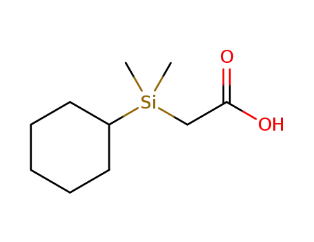dimethyl(cyclohexyl)silylacetic acid