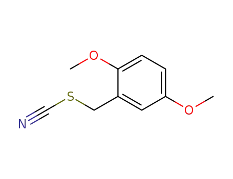 Molecular Structure of 1252046-12-0 (2,5-dimethoxybenzyl thiocyanate)