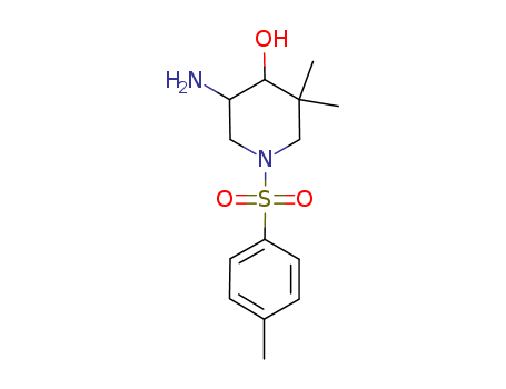 5-Amino-3,3-dimethyl-1-tosylpiperidin-4-ol