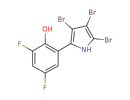 2,3,4-tribromo-5-(3,5-difluoro-2-hydroxyphenyl)-1H-pyrrole