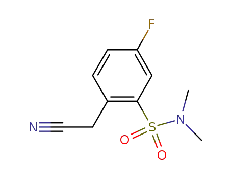 2-cyanomethyl-5-fluoro-N,N-dimethyl-benzenesulfonamide