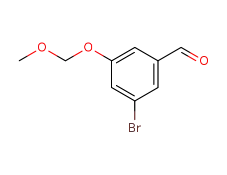 Molecular Structure of 770718-89-3 (3-broMo-5-(MethoxyMethoxy)benzaldehyde)