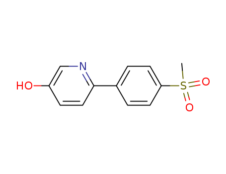 6-[4-(methylsulfonyl)phenyl]-3-Pyridinol