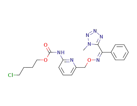 4-chlorobutyl {6-[({[(Z)-(1-methyl-1H-tetrazol-5-yl)(phenyl)methylene]amino}oxy)methyl]pyridin-2-yl}carbamate