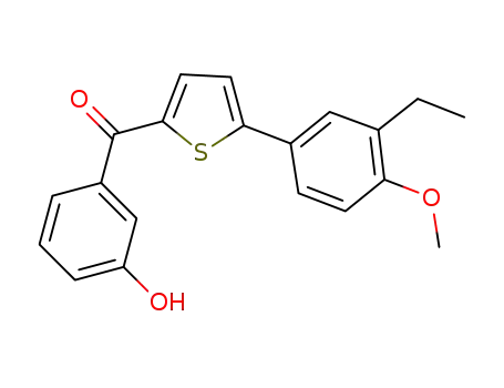 [5-(3-ethyl-4-methoxyphenyl)-2-thienyl](3-hydroxyphenyl)methanone