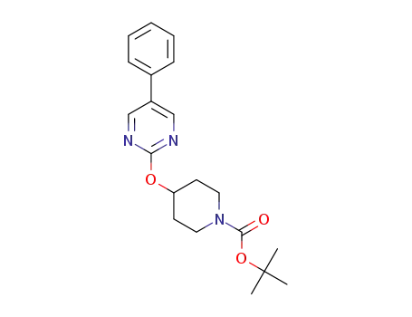 t-butyl 4-[(5-phenylpyrimidin-2-yl)oxy]piperidine-1-carboxylate