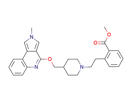methyl 2-[2-[4-[[(2-Methyl-2H-pyrrolo[3,4-c]-4-quinolinyl)oxy]-methyl]-1-piperidinyl]ethyl]benzoate