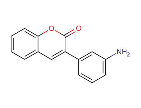 Molecular Structure of 292644-31-6 (3-(3-AMINOPHENYL)-2H-CHROMEN-2-ONE)