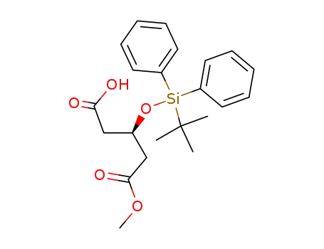(R)-((3-tert-butyldiphenylsillyl)oxy)pentanedioic acid monomethyl ester
