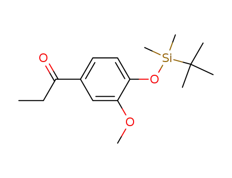 4-(t-Butyldimethylsilyloxy)-3-methoxypropiophenone