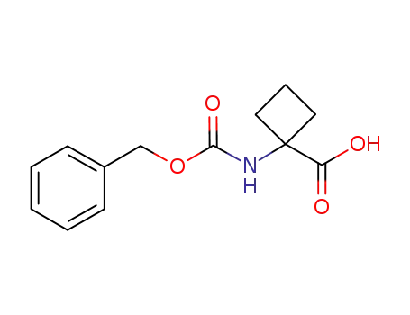 Molecular Structure of 190004-53-6 (CBZ-1-AMINO-1-CYCLOBUTANECARBOXYLIC ACID)