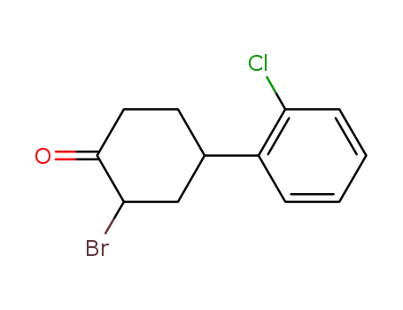 시클로헥사논, 2-브로모-4-(2-클로로페닐)-