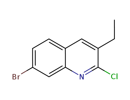 7-BROMO-2-CHLORO-3-ETHYLQUINOLINE  CAS NO.132118-52-6