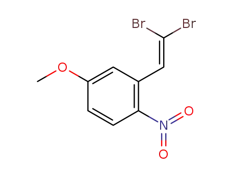 1-(2,2-dibromovinyl)-4-methoxy-1-nitrobenzene