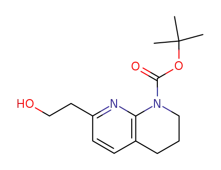 tert-Butyl 7-(2-hydroxyethyl)-3,4-dihydro-1,8-naphthyridine-1(2H)-carboxylate
