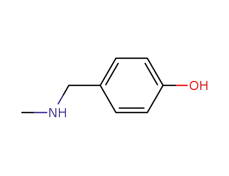 Molecular Structure of 78507-19-4 (4-[(methylamino)methyl]phenol)