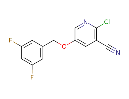 2-chloro-5-(3,5-difluorobenzyloxy)nicotinonitrile