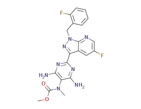 methyl {4,6-diamino-2-[5-fluoro-1-(2-fluorobenzyl)-1H-pyrazolo[3,4-b]pyridin-3-yl]pyrimidin-5-yl}methylcarbamate