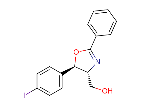 (4R,5R)-[5-(4-Iodo-phenyl)-2-phenyl-4,5-dihydro-oxazol-4-yl]-methanol(927689-68-7)