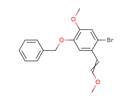 5-benzyloxy-2-bromo-4,β-dimethoxystyrene