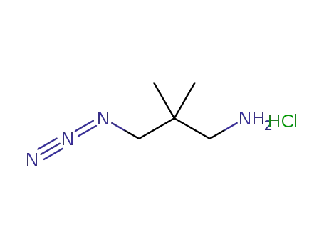 3-azido-2,2-dimethylpropan-1-amine hydrochloride
