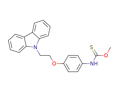 methylthiocarbamic acid O-[4-(2-carbazol-9-ylethoxy)phenyl]ester