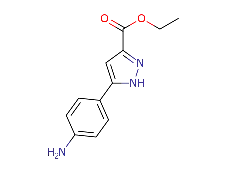 ethyl 5-(4-aminophenyl)-1H-pyrazole-3-carboxylate