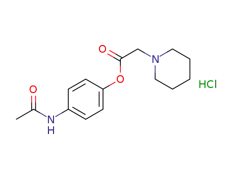 4-acetamidophenyl 2-(piperidin-1-yl)acetate hydrochloride