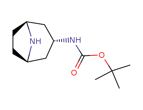 Molecular Structure of 132234-68-5 (exo-3-Boc-aminotropane)
