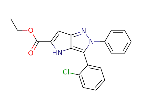ethyl 3-(2-chlorophenyl)-2-phenyl-2,4-dihydropyrrolo[3,2-c]pyrazole-5-carboxylate
