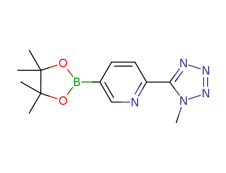 2-(1-methyl-1H-tetrazol-5-yl)-5-(4,4,5,5-tetramethyl-1,3,2-dioxaborolan-2-yl)pyridine