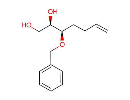 (2R,3R)-3-O-benzylhept-6-ene-1,2,3-triol