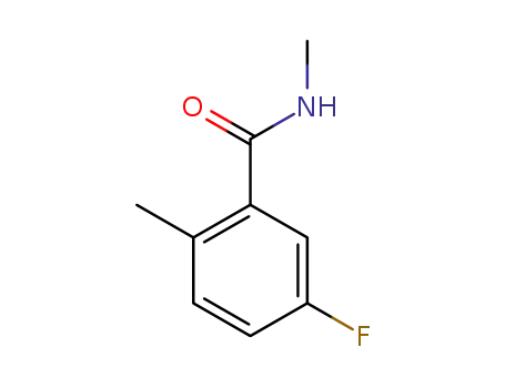 Molecular Structure of 1332325-17-3 (5-fluoro-N,2-dimethylbenzamide)