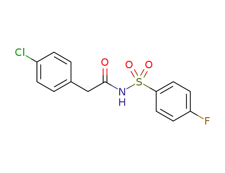 2-(4-chlorophenyl)-N-(4-fluorophenylsulfonyl)acetamide