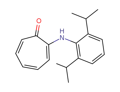 Molecular Structure of 259266-36-9 (2,4,6-Cycloheptatrien-1-one, 2-[[2,6-bis(1-methylethyl)phenyl]amino]-)
